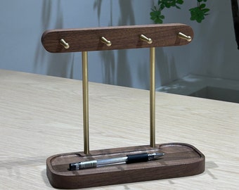 Key Tray,Wooden Key and Accessories Organizer,Key Hanger Stand,Housewarming Gift,Thanksgiving Gifts