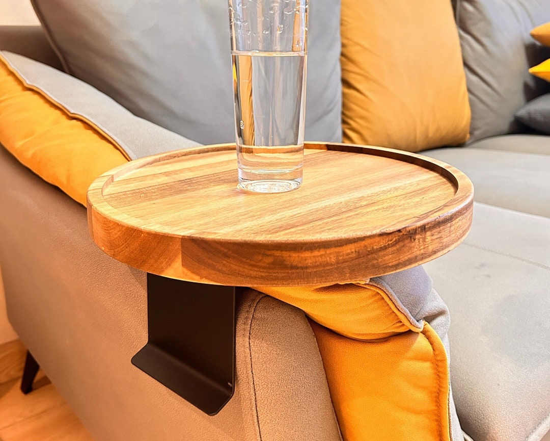Sofa Arm Tableside Wooden Table for Sofacouch Arm Tablefor Etsy