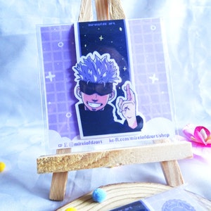 Geto and Gojo magnetic Bookmark, Satosugu bookmark, anime bookmark, jjk bookmark, SatoSugu Duo, jujutsu kaisen, satoru gojo, geto suguru