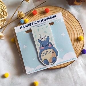 Totoro Magnetic Bookmark: Ghibli Anime Book Lover Gift