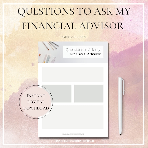 Financial Template - Etsy