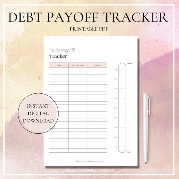 Debt Payoff Tracker, Debt, Debt Pay Off, Debt Payment Tracker, Debt Repayment, Debt Payoff Spreadsheet, Debt Repayment Spreadsheet