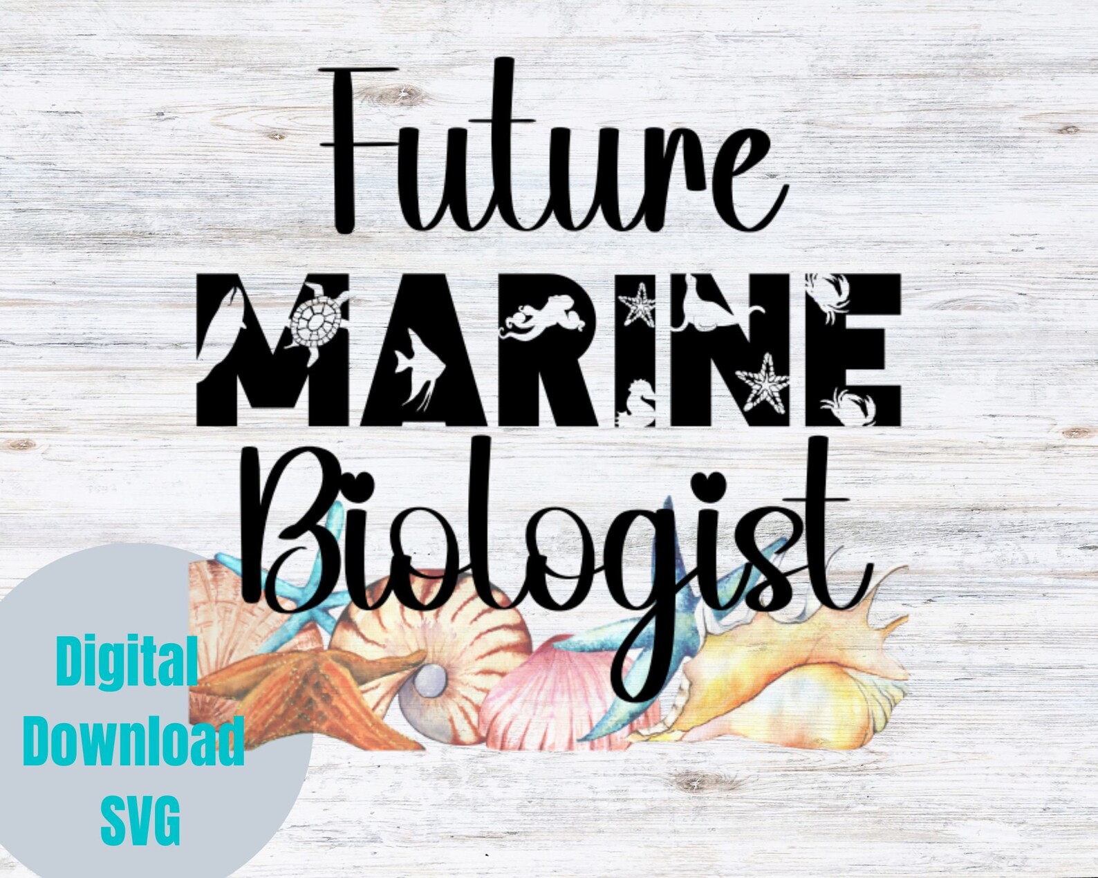 Future Marine Biologist SVG Future Marine Biologist PNG Etsy