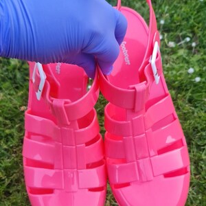 Jelly Chunky Sandals Coral