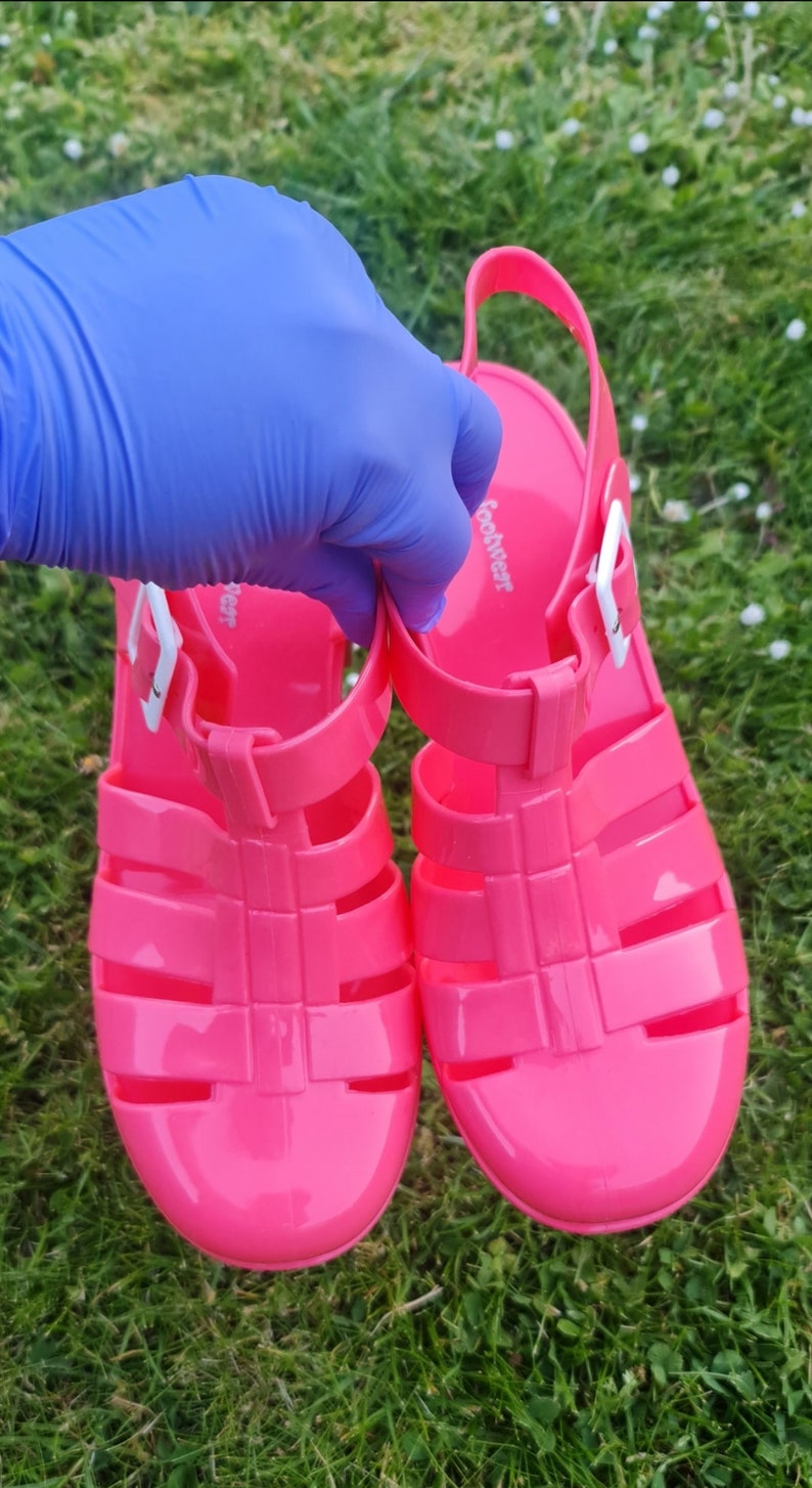 Jelly Chunky Sandals Coral