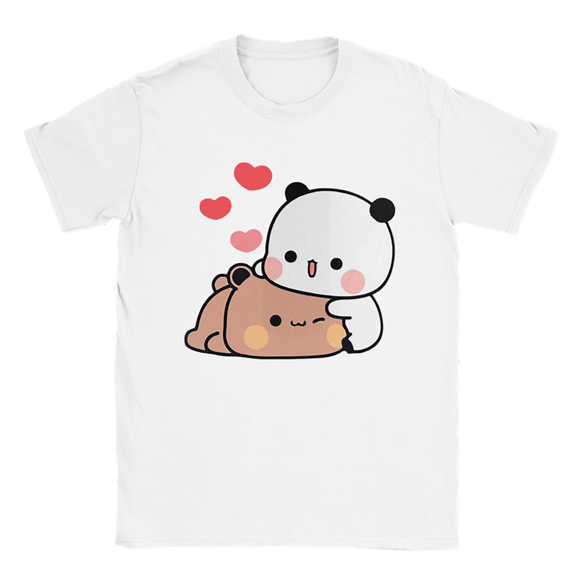 Rosa Felpa Con Cappuccio Kawaii Panda Design Carino Con Orsi