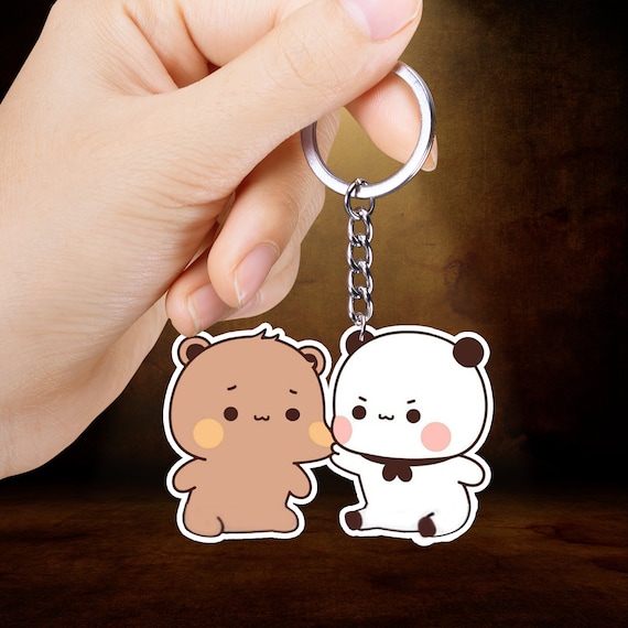 Bubu Dudu This Cheek Is Mine Keychain, Gift for Anyone, Gift for Bubu Dudu  Bear Lovers