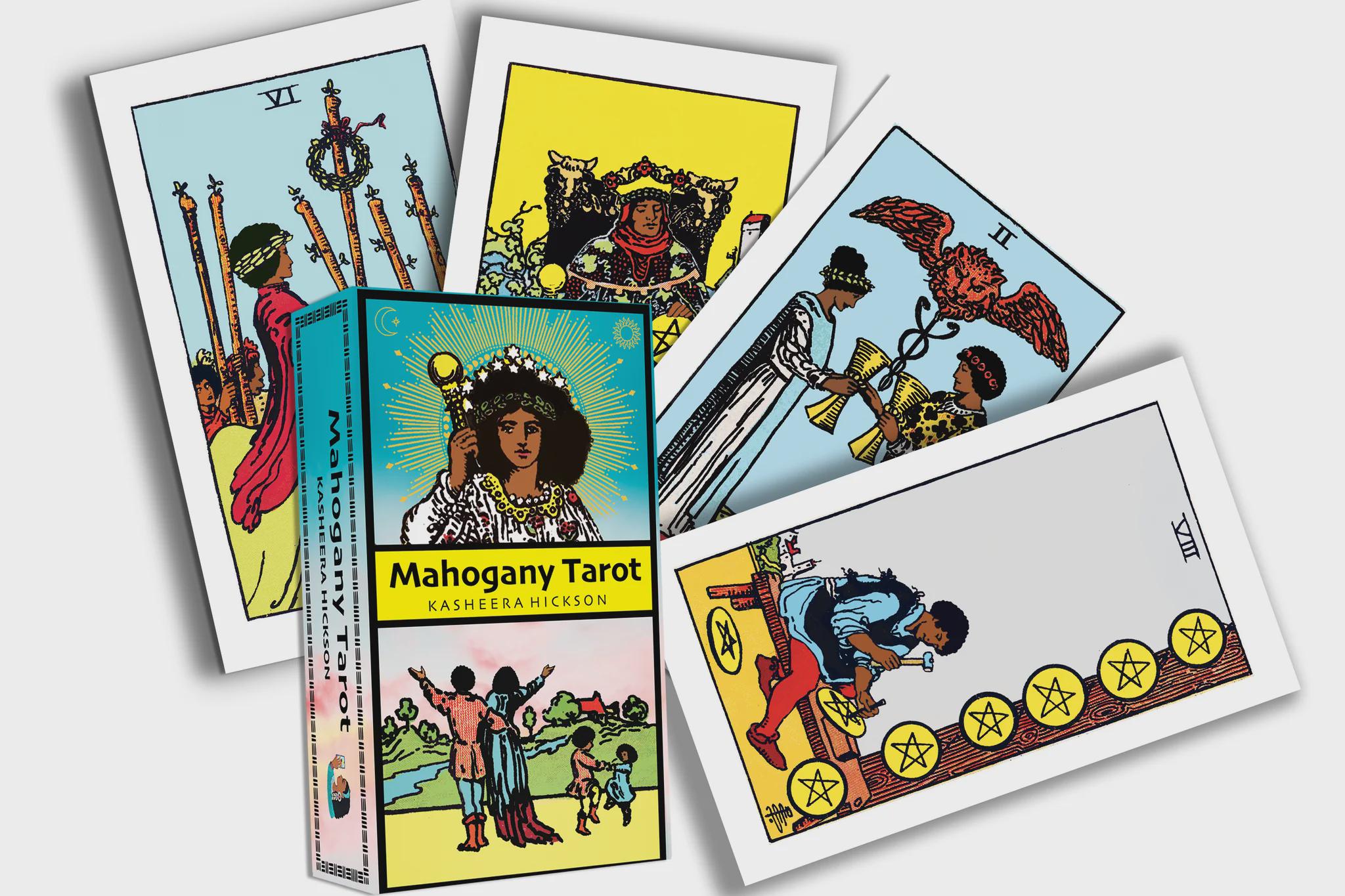 メーカー Mahogany Tarot Tarot 78 Guidebook, With Deck Tarot Deck, 洋書