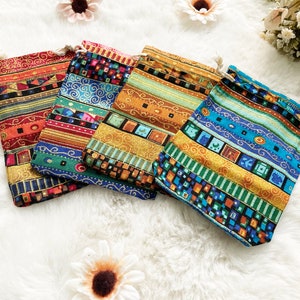 Vente en gros de petits mini sacs à cordon | Pochette à bijoux de 3 3/4 po. x 5 1/4 po. (25 - 50 pcs)