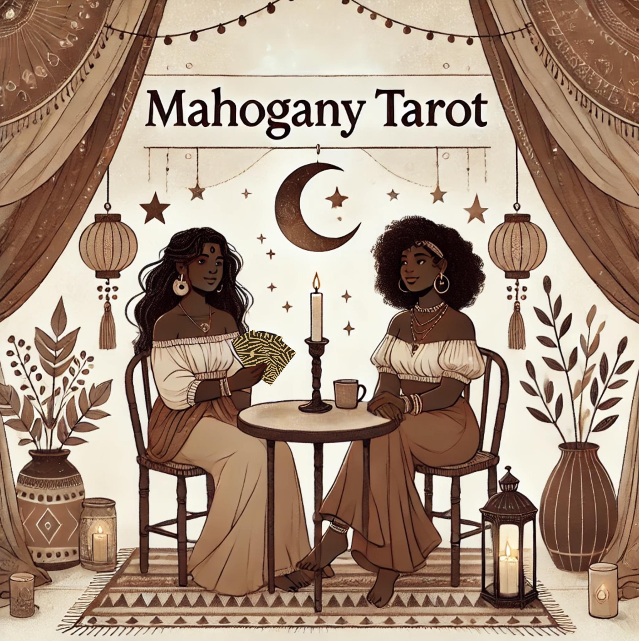 【正規品】Mahogany Tarot（英語版) Mahogany Tarot Deck, Tarot Deck With Guidebook, 78 Tarot
