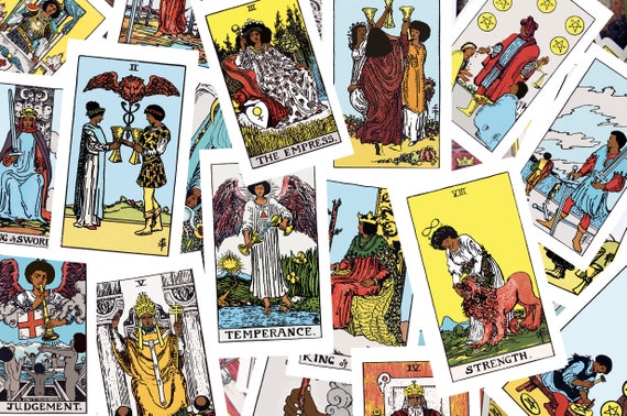 定番のお歳暮 Mahogany Tarot Deck, Tarot Deck With Guidebook, 78 Tarot 洋書