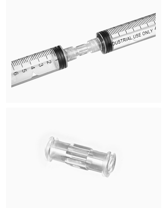 Syringe Tip Cap, Luer Lock, Black 50-pcs
