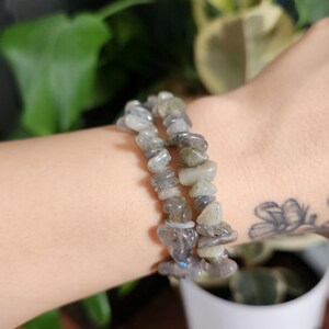 Labradorite Chip Bracelet