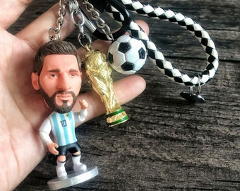 Lionel Messi Key Chain, Messi Keychains, Lionel Messi Key Ring, Lionel Messi Key Pendant, World Cup Key Pendant,Football  Key Chain Key Ring