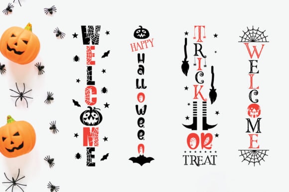 Halloween Porch Sign Bundle Halloween SVG Halloween PNG Fall Porch ...