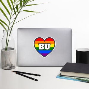 BU Sticker  - Laptop Sticker | Anywhere Sticker | Computer Decal | Laptop Decal | Tablet Decal | Pride Stickers
