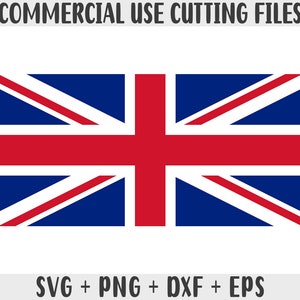 Drapeau du Royaume-Uni SVG, Union Jack SVG, fichier svg du drapeau de la Grande-Bretagne, drapeau du Royaume-Uni png Cricut Design, conception de la Silhouette, téléchargement numérique