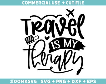 Travel SVG Bundle: Adventure Clipart, Cricut Ready (Digital Download)