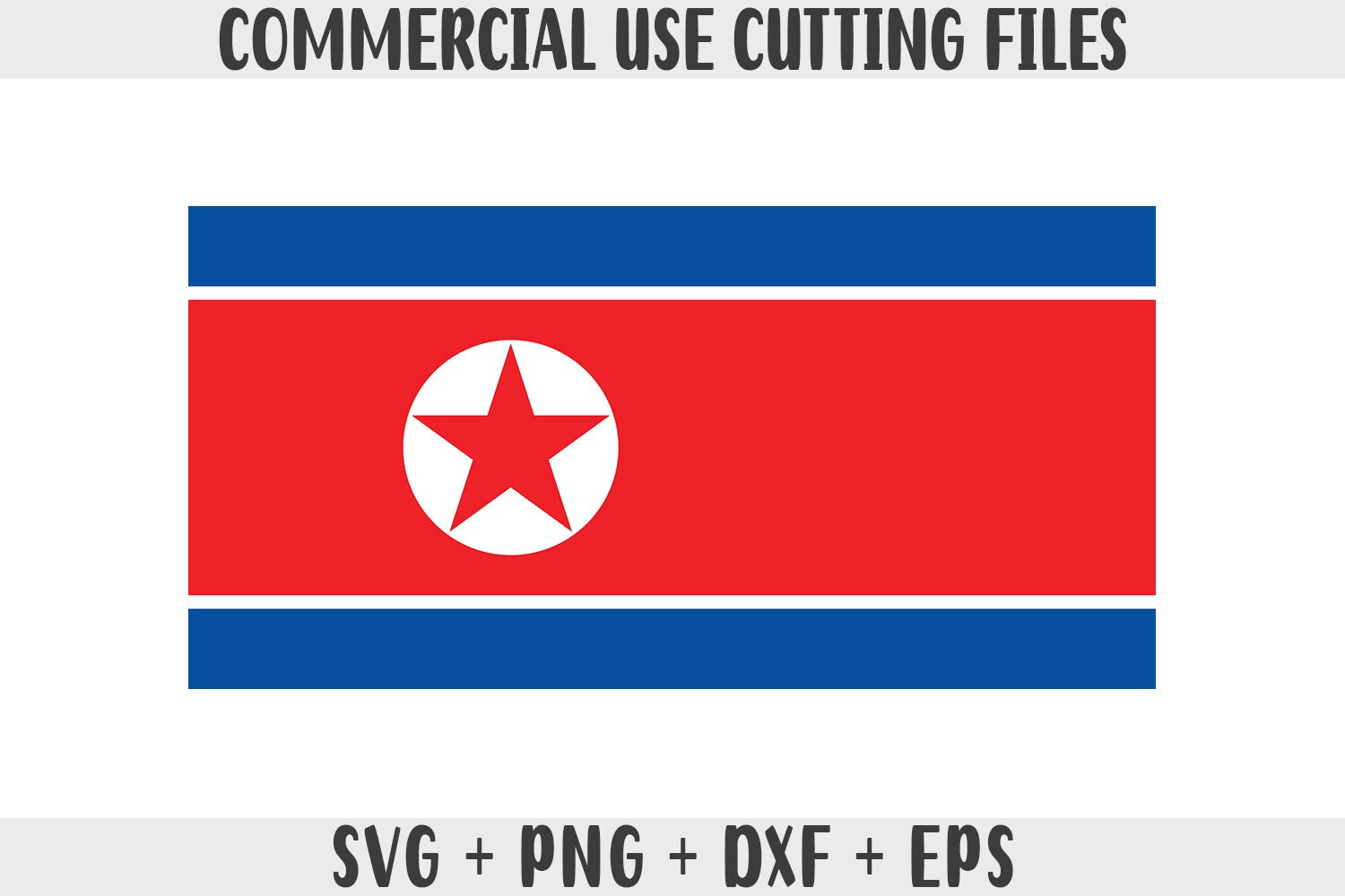 North Korea Flag SVG Original Colors North Korea Flag Png