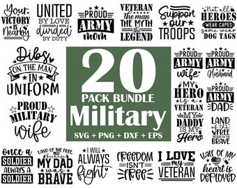 Military SVG Bundle, Military Svg, Military Png, Army Svg, Soldier Svg, Veteran Svg, Patriotic Svg, US Army Svg, Military Quotes Svg file