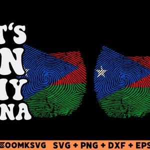 South Sudan SVG, South Sudan SVG Bundle, South Sudan Gift, South Sudan flag Svg, South Sudan flag, South Sudan Png, clipart, fingerprint Svg
