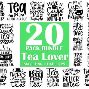 Pacote de chá SVG, Chá Svg, Presente para Amantes de Chá, Chá Engraçado Svg, Citação de Chá Svg, Xícara de Chá Svg, Camisa de Chá Svg, Mas Primeiro Chá Svg, Cricut Svg, Silhueta
