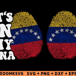 Venezuela SVG, Venezuela SVG Bundle, Venezuela Geschenk, Venezuela Flagge geschnitten, Venezuela Flagge, Venezuela Png, Venezuela Clipart, Fingerabdruck geschnitten