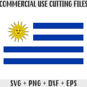 Uruguay Flagge SVG Originalfarben, Uruguay Flagge Png, kommerzielle Nutzung für Print on Demand, Schnittdateien für Cricut, Schnittdateien für Silhouette SVG