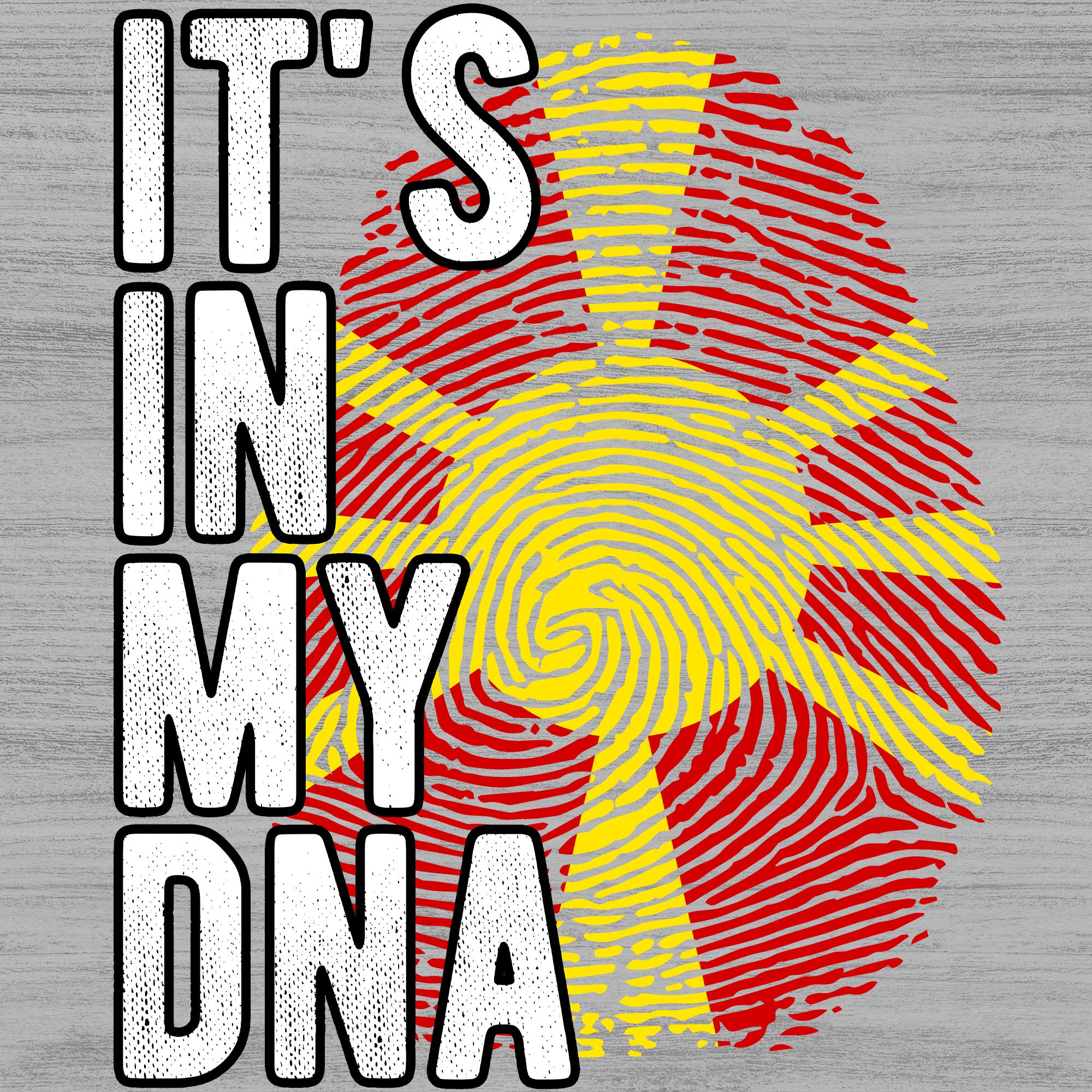 North Macedonia Flag Fingerprint PNG: DNA Pride Design (Digital Download)