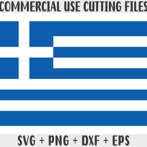 Griechenland Flagge SVG Originalfarben, Griechenland Flagge Png, kommerzielle Nutzung für Print on Demand, Schnittdateien für Cricut, Schnittdateien für Silhouette SVG