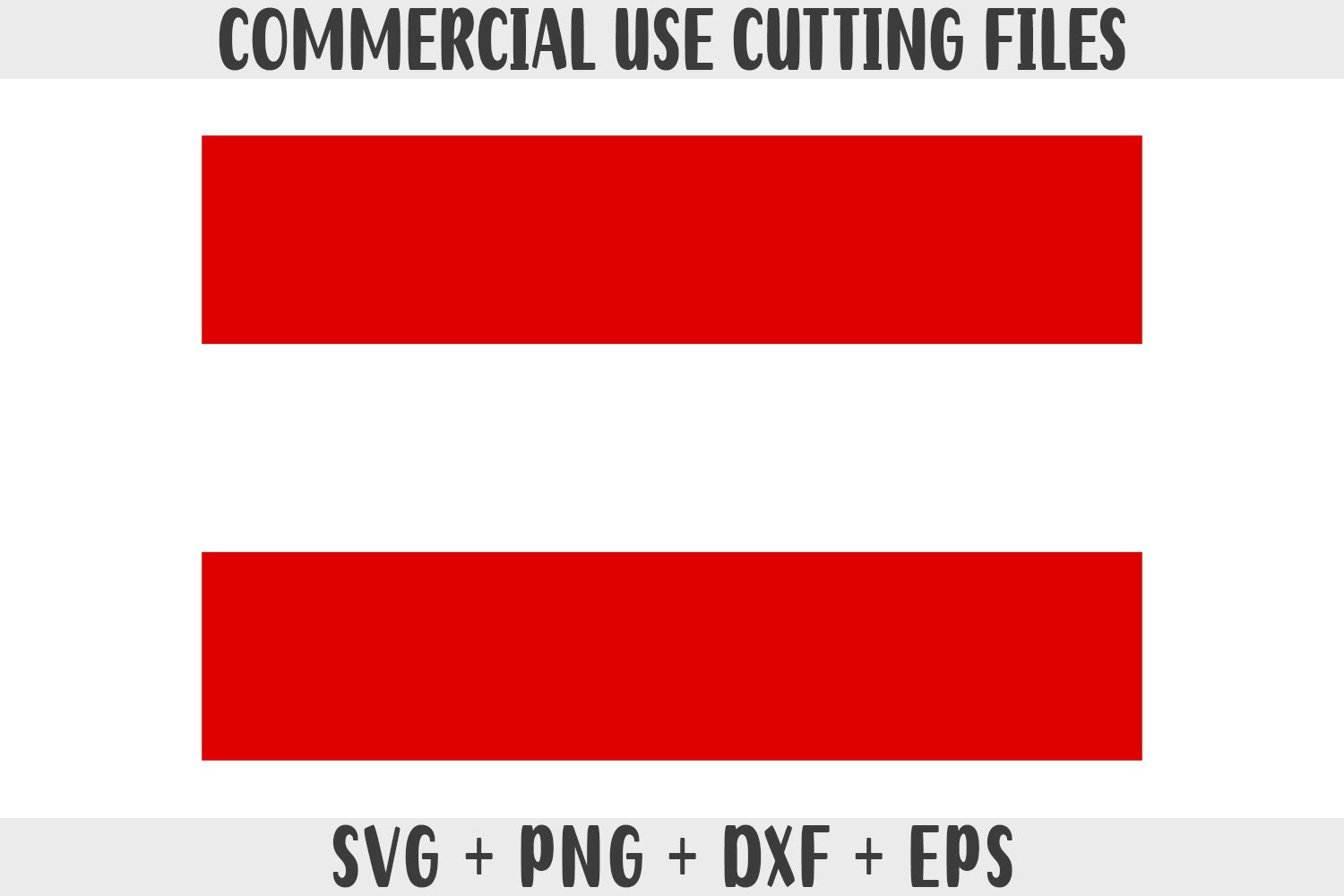 Austria Flag SVG: Original Colors, Commercial Use (Digital Files)