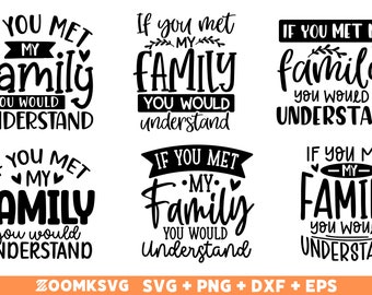 Funny Family SVG Bundle: Sarcastic Silhouette Cricut Designs (Digital Download)