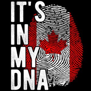 Canada Png, It&#39;s in my DNA Canada Flag Fingerprint PNG Sublimation design download for shirts, Mugs, Print-on-demand PNG, Digital download
