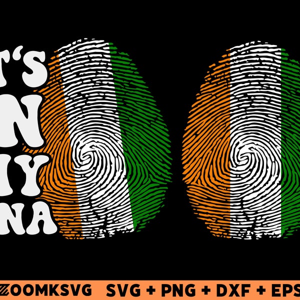Cote d Ivoire SVG, it's in my DNA Svg, Cote d Ivoire flag Svg, Cote d Ivoire flag, Cote d Ivoire Png, Cote d Ivoire clipart, fingerprint Svg