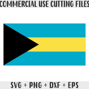 Bahamas Flagge SVG Originalfarben, Bahamas Flagge Png, kommerzielle Nutzung für Print on Demand, Schnittdateien für Cricut, Schnittdateien für Silhouette svg