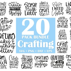 Funny Crafting SVG Bundle: Shirt, Mug, & Quote Designs (Digital Download)