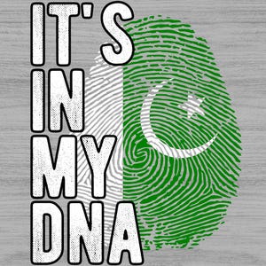 Pakistan Png, It's in my DNA Pakistan Flag Fingerprint PNG Sublimation design download for shirts, Mugs, POD Png, Digital download