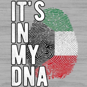 Kuwait Flag Fingerprint PNG: It&#39;s in My DNA Design (Digital Download)
