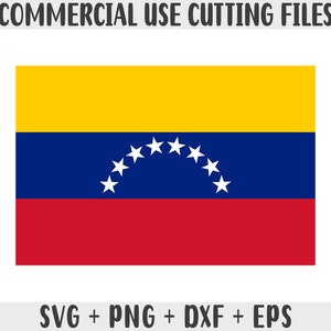 Drapeau du Venezuela SVG couleurs originales, drapeau du Venezuela Png, utilisation commerciale pour impression à la demande, fichiers de coupe pour Cricut, fichiers de coupe pour silhouette