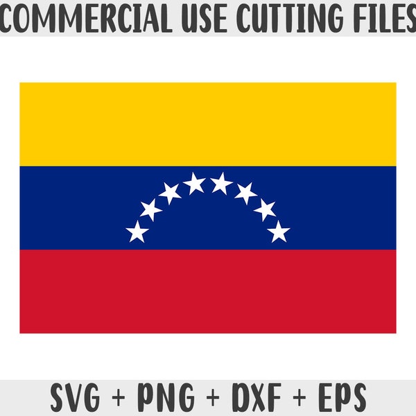Venezuela flag SVG Original colors, Venezuela Flag Png, Commercial use for print on demand, Cut files for Cricut, Cut files for silhouette