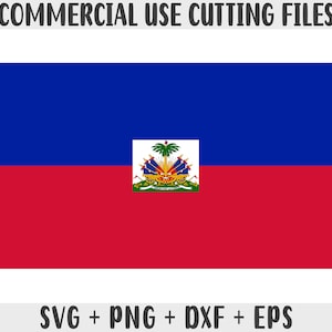 Haiti-Flagge SVG Originalfarben, Haiti-Flagge Png, kommerzielle Nutzung für Print on Demand, Schnittdateien für Cricut, Schnittdateien für Silhouette SVG