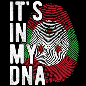 Burundi Flag Fingerprint PNG: DNA Pride Design (Digital Download)