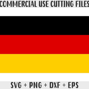 Deutschland Flagge SVG Originalfarben, Deutschland Flagge Png, kommerzielle Nutzung für Print on Demand, Schnittdateien für Cricut, Schnittdateien für Silhouette SVG