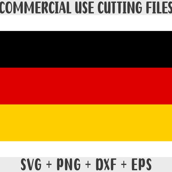 Deutschland Flagge SVG Original Farben, Deutschland Flagge Png, Kommerzielle Nutzung für Print on Demand, Cut Dateien für Cricut, Cut Dateien für Silhouette SVG