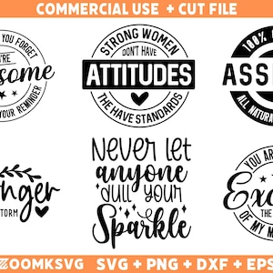 120 Funny SVG Bundle, Sarcastic SVG bundle, Sarcasm SVG, Sassy Svg, quotes shirts Png, Funny Mom Gift, Funny Dad Png, Silhouette, Cricut Svg image 5