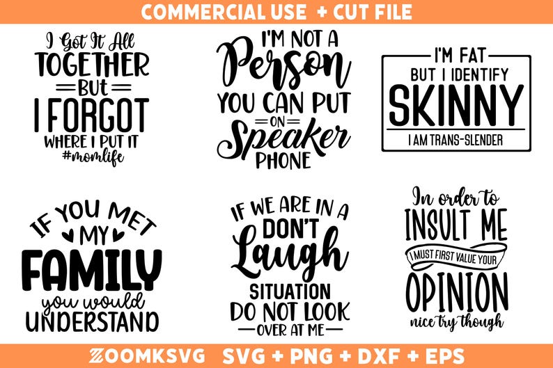 120 Funny SVG Bundle, Sarcastic SVG bundle, Sarcasm SVG, Sassy Svg, quotes shirts Png, Funny Mom Gift, Funny Dad Png, Silhouette, Cricut Svg image 8