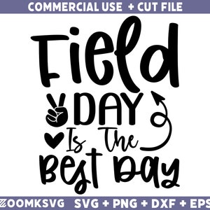 Field Day SVG: shirtontwerp voor leraar, Last Day of School Cricut-bestanden