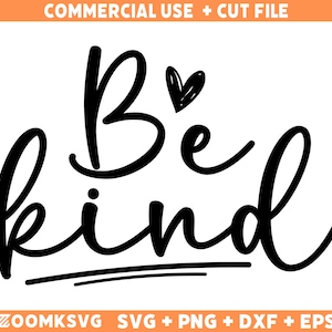Soyez gentil Svg pour Cricut, Svg gentillesse, Svg abeille, chemise Svg maman, laser Svg fête des mères, Svg citations positives, Mug Soyez gentil, Soyez gentil coeur Svg