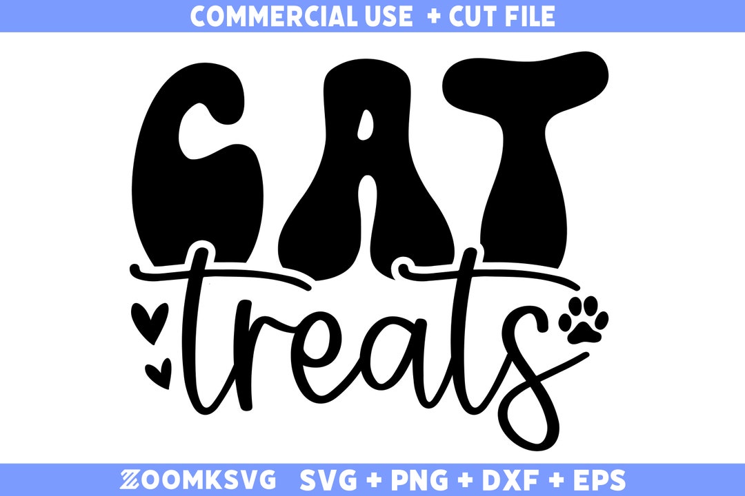 Cat Treats Svg, Cat Svg, Cat Png, Cat Lover Svg, Funny Cat Svg, Cat