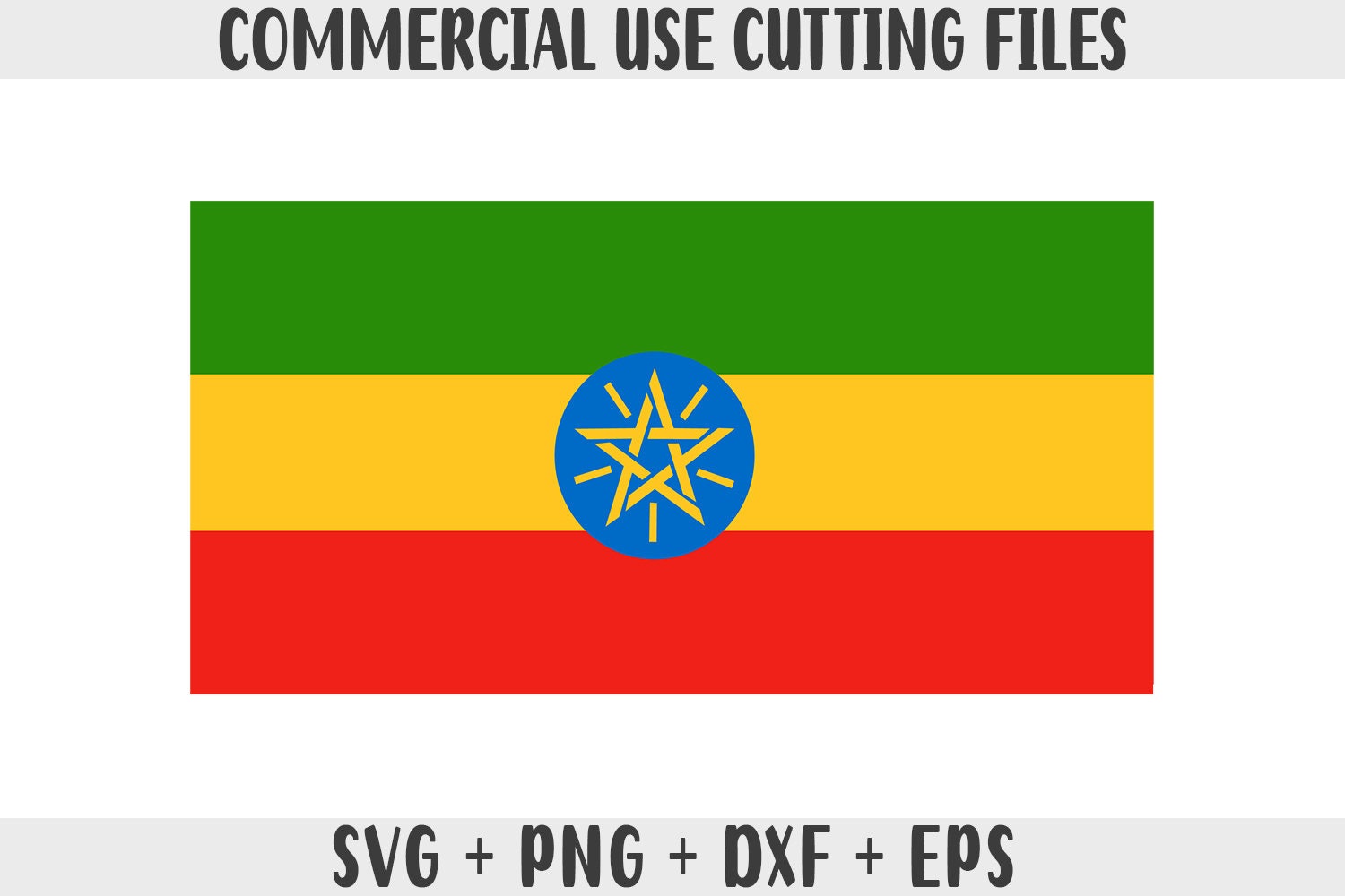 Ethiopia Flag SVG Original Colors Ethiopia Flag Png - Etsy